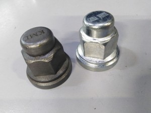 Гайка колеса Газель закрытая (хром, тефлон)