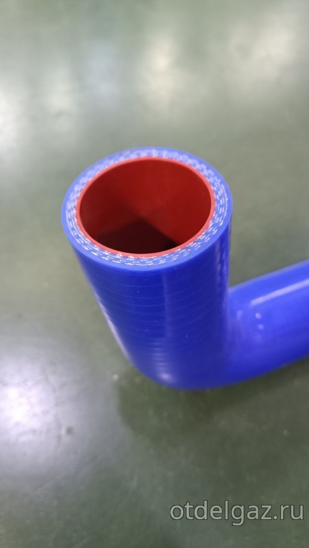 Патрубок радиатора Газель 4216 Евро-4 нижний (силикон)