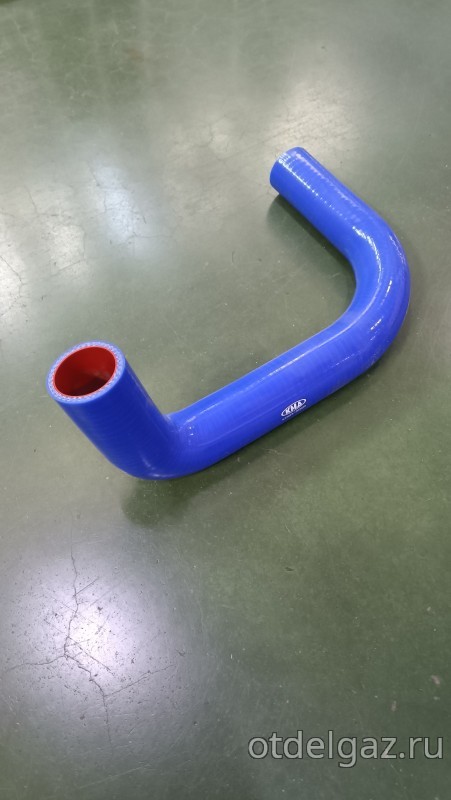 Патрубок радиатора Газель 4216 Евро-4 нижний (силикон)